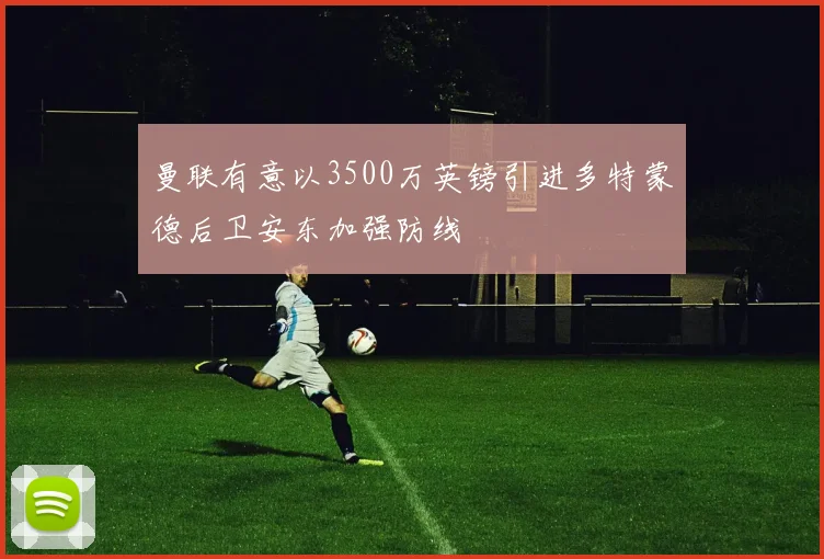 曼联有意以3500万英镑引进多特蒙德后卫安东加强防线